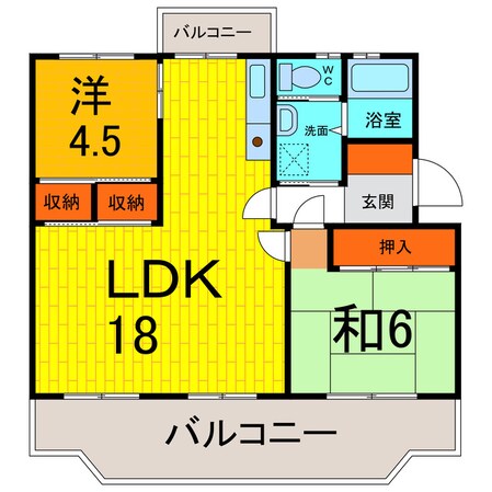 桑田園の物件間取画像